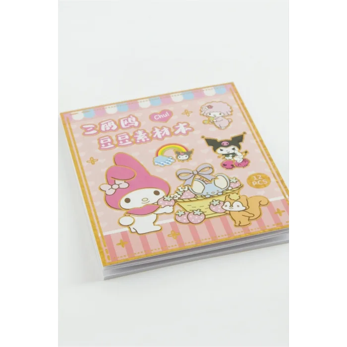  12 Yapraklı Çzgflm Karakteri Defter Sticker