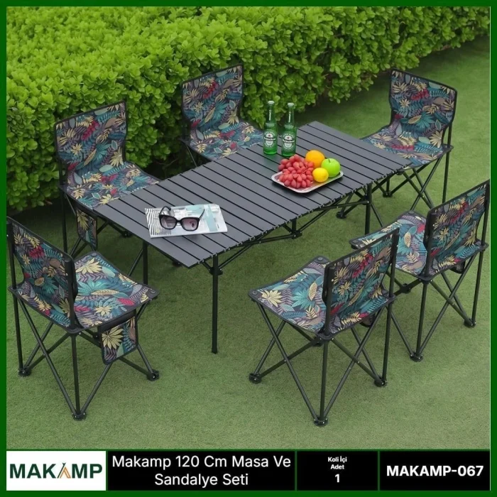 BUĞZ 120 Cm Masa Ve Sandalye Seti