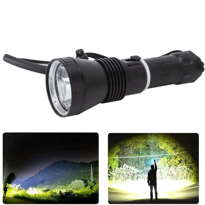 BUĞZ 1200 Lümen Profesyonel Şarjlı El Feneri  Wt-655