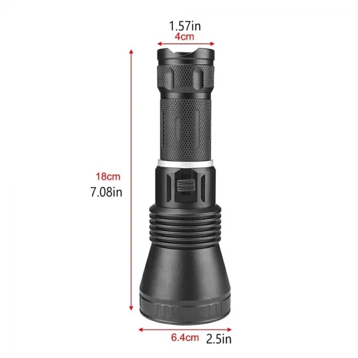 BUĞZ 1200 Lümen Profesyonel Şarjlı El Feneri  Wt-655