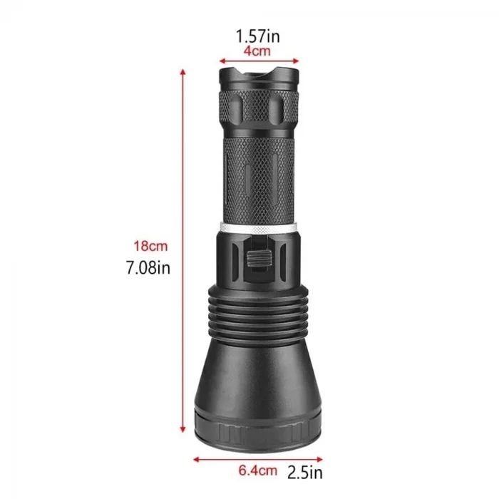 BUĞZ 1200 Lümen Profesyonel Şarjlı El Feneri  Wt-655