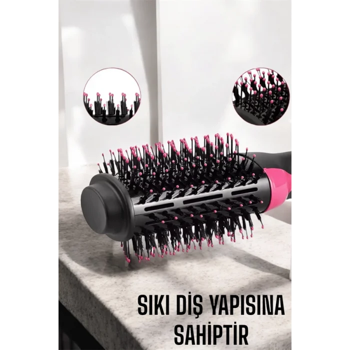 BUĞZ 1200 Watt Gücünde, Negatif İyon Teknolojili, 3 Isı Kademeli Fön Tarağı - Lisinya