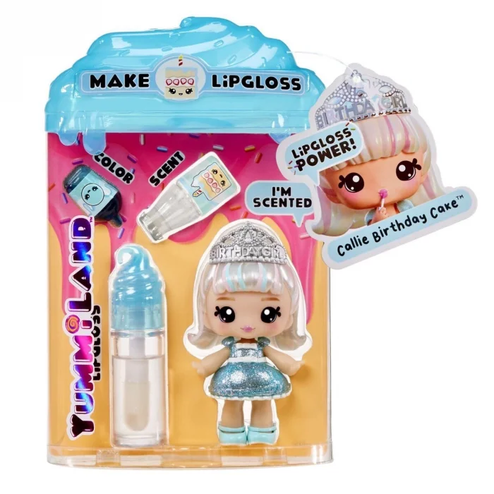  120704 Yummiland Callie Birthday Cake Bebeği ve Dudak Parlatıcısı
