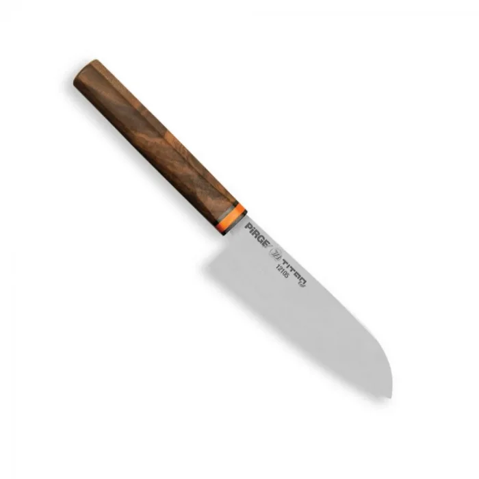 BUĞZ 12105 Titan East Santoku Şef Bıçağı 16 Cm - Ceviz Sap