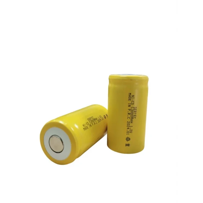 BUĞZ 1.2V 3000 Mah - C Orta Boy - Ni-CD Şarjlı Pil - (Başsız / Flat Head)