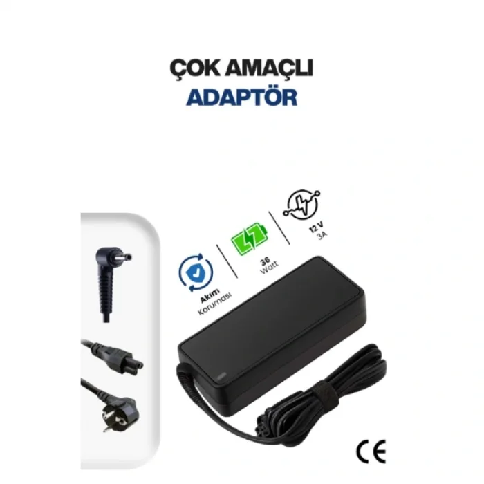 BUĞZ 12V 3A 5.5 * 2.5mm 36W AC/DC Adaptör