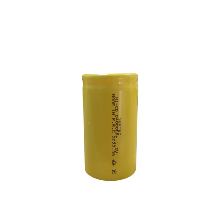 BUĞZ 1.2V 4000 Mah - D Büyük Boy - Ni-CD Şarjlı Pil - (Başsız / Flat Head)