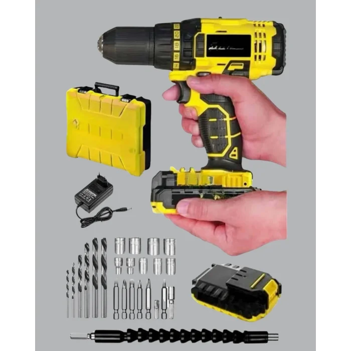 BUĞZ 12V Akülü Matkap | 20-30 Nm Tork, Çift Hız Ayarı ve LED Işık