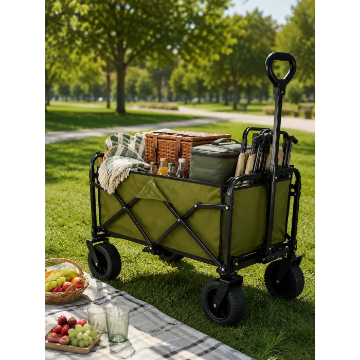 BUĞZ 130 KG Taşıma Kapasiteli Katlanabilir Wagon Taşıma Arabası - BUĞZ