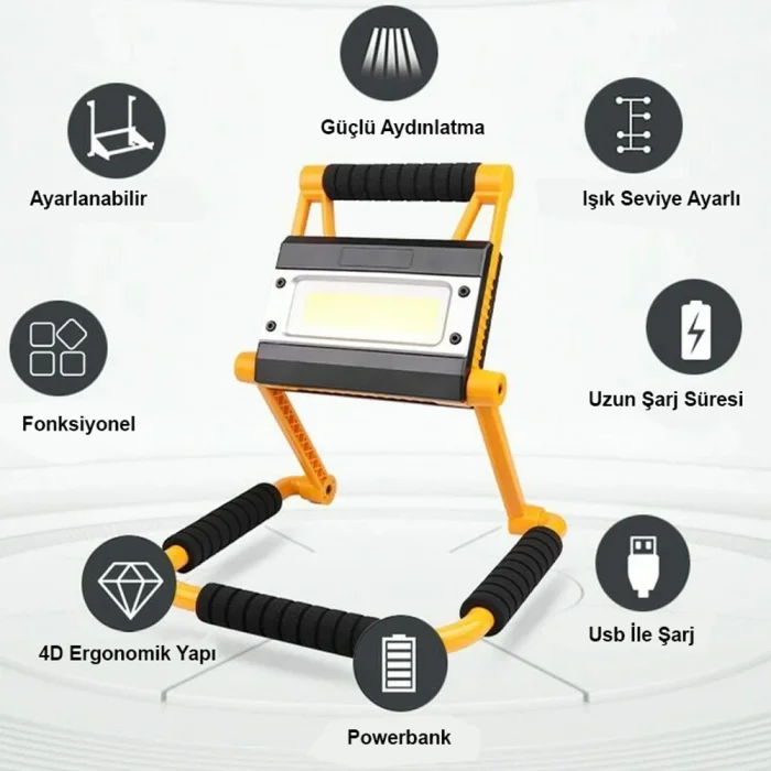 BUĞZ 1300 Lümen Güçlü Aydınlatma  Wt-328