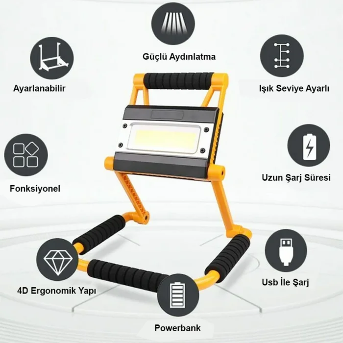 BUĞZ 1300 Lümen Güçlü Aydınlatma  Wt-328 - Lisinya