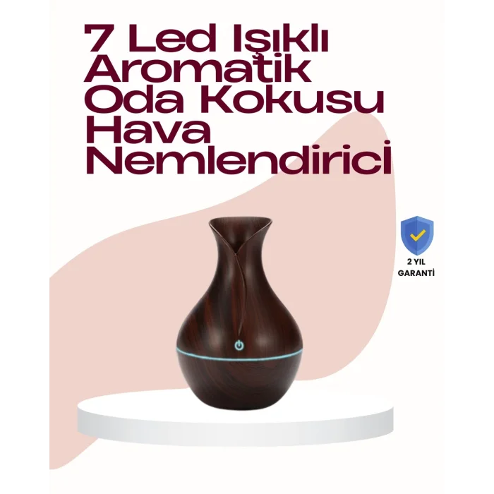  130ml Su Depolu USB Güçlü Kompakt Masaüstü Nemlendirici Difüzör