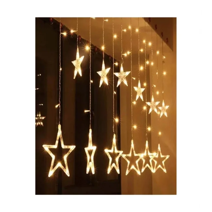 BUĞZ 138 Ledli Yıldız Perde Işık 3 Metre