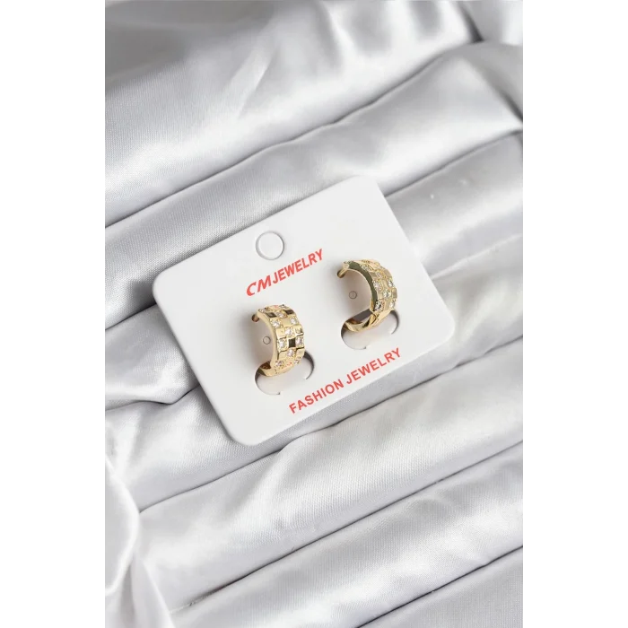 BUĞZ 14K Gold Renk Kaplama CM Kadın Küpe