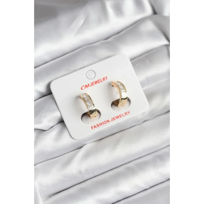 BUĞZ 14K Gold Renk Kaplama CM Kadın Küpe