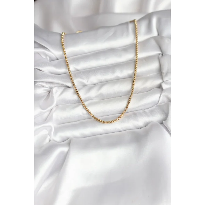 BUĞZ 14K Gold Renk Kaplama Zincir Model CM Kadın Kolye