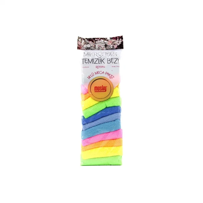 BUĞZ 14pcs Mikrofiber Temizlik Bezi 30x30cm Bx40