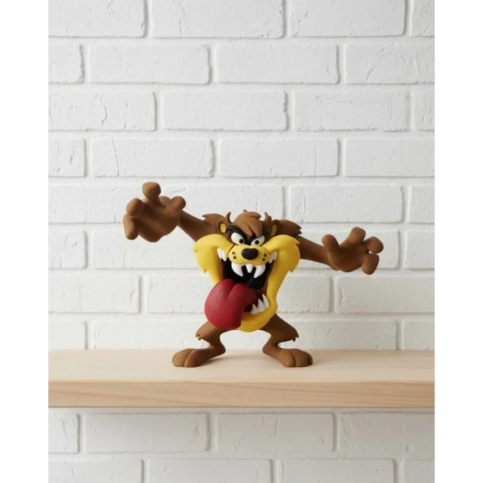 BUĞZ 15 cm Tazmanya Canavarı Figürü Çizgi Karakter Koleksiyonluk Biblo