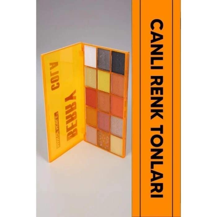 BUĞZ 15 Renkli Sedefli Mat Far Paleti - 2li Set