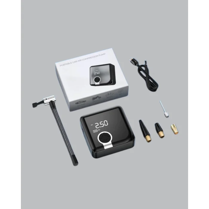  150 PSI Yüksek Basınç Kapasiteli Kablosuz Lastik Pompası