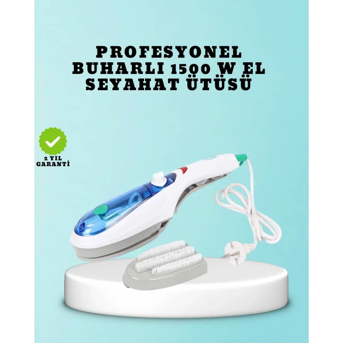 BUĞZ 1500W Güçlü Buharlı Ütü | Yanık Riski Olmadan Hızlı Ütüleme