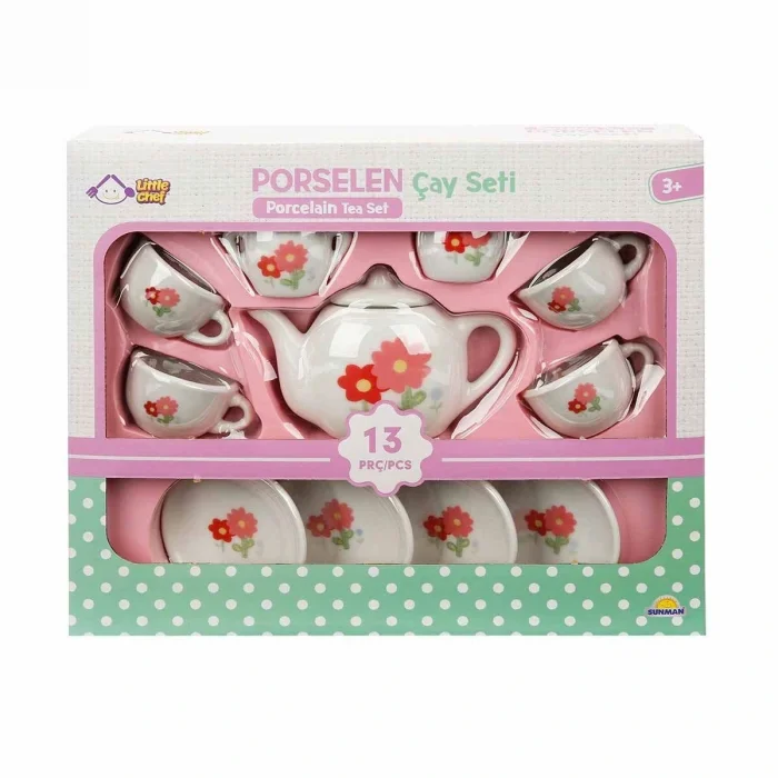 BUĞZ 1501 Porselen Çay Seti 13 Parça -Sunman