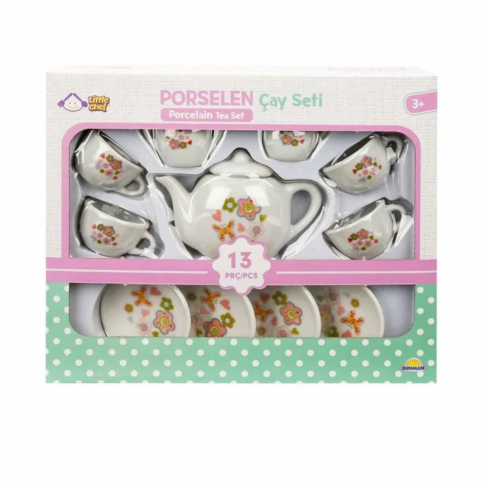 BUĞZ 1501 Porselen Çay Seti 13 Parça -Sunman