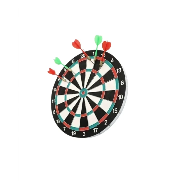 BUĞZ 17 İnç Dart Tahtası Şık Tasarım Dayanıklı Yapı ve Dart Oku Hediyeli