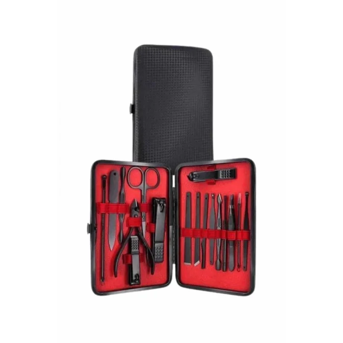  17 Parça Manikür Pedikür Seti El Ayak Bakım Seti Tırnak Makası Törpü