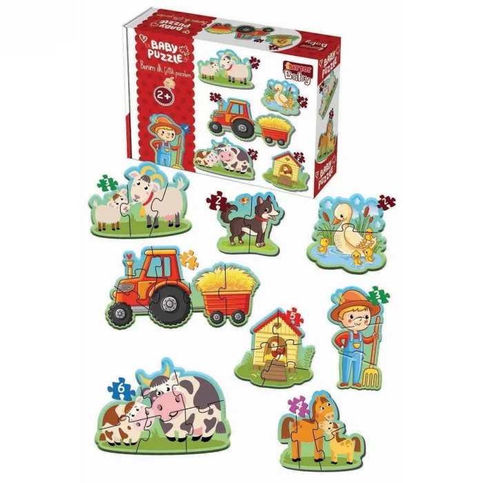  1734 Dıytoy, Baby Puzzle- İlk Çiftlik Puzzle