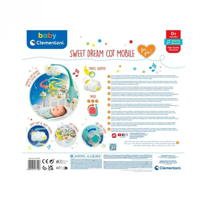 BUĞZ 17710 Baby Clementoni - Bulut Dönence