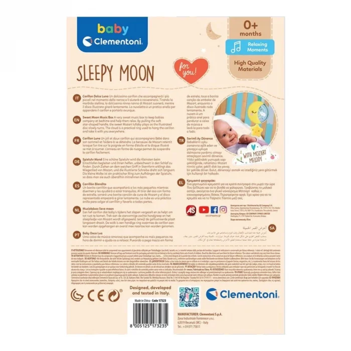  17796 Baby Clementoni - Melodili Ay Müzik Kutusu