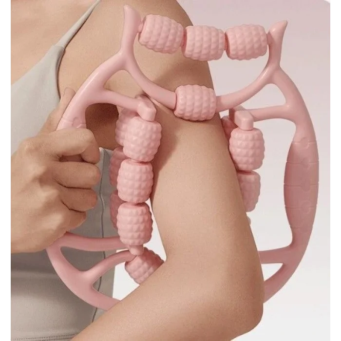 BUĞZ 18 Tekerlekli Selülit Masaj Aleti Lenf Drenaj Rulosu CM-376