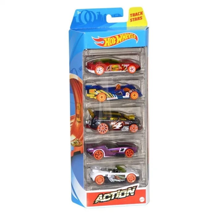  1806 Hot Wheels 5li Araba Seti / +3 yaş