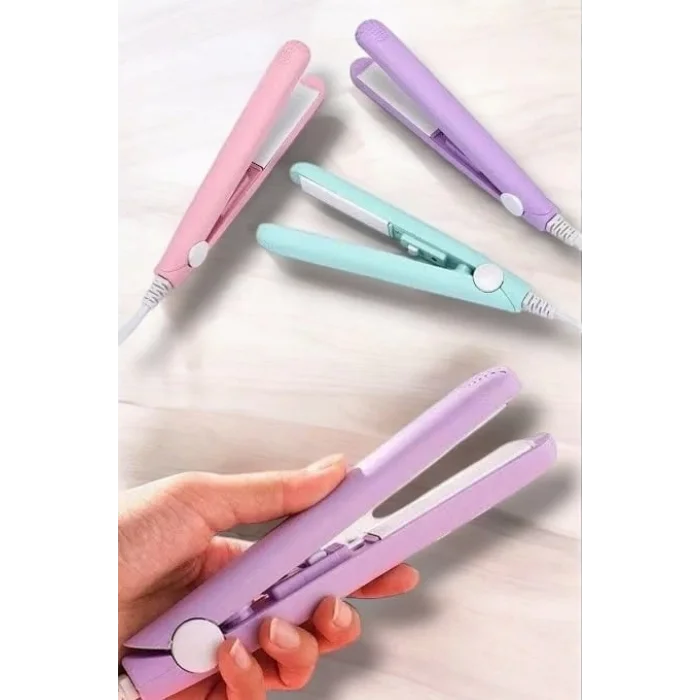  180°C Isı ve Uzun Süre Kalıcı Düzlük Sağlayan Mini Saç Düzleştirici