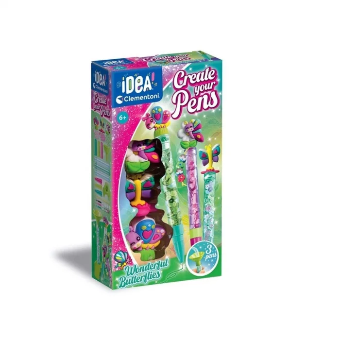 BUĞZ 18873 Idea Clemetoni - Kalem Tasarım Seti - Kelebekler