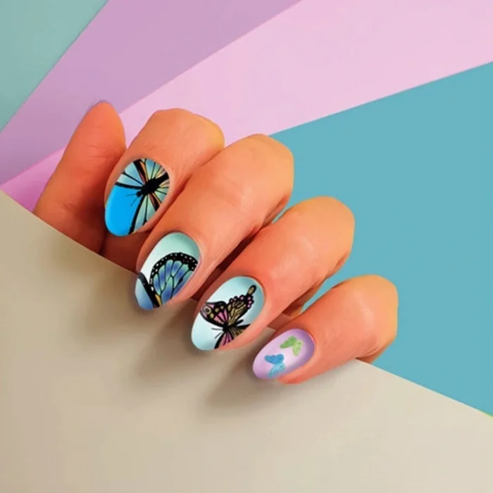 BUĞZ 18898 Crazy Chic - Tak ve Git Tırnaklar - Kelebek