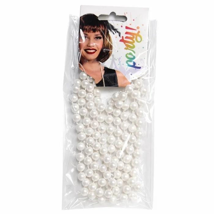 BUĞZ 1920 Gatsby İnci Kolye – Vintage Uzun Beyaz İnci Kolye