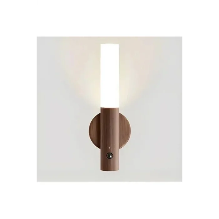 BUĞZ 1W Magnetli Sensörlü LED Aplik HS-5890 Kablosuz Duvar Lambası Gün Işığı