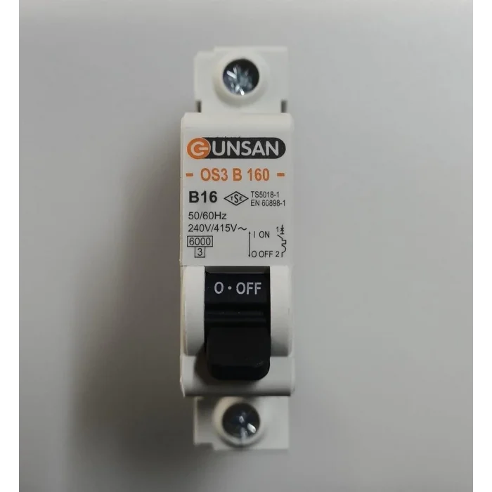 BUĞZ 1X40 A B Tipi 6 Ka W Otomat Sigorta