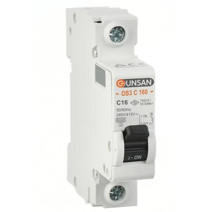 BUĞZ 1X40a C Serisi 6Ka Otomatik Sigorta OS3C160-1C40