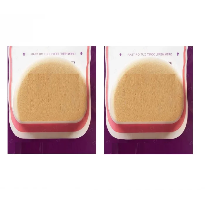 BUĞZ 2 Adet 7 Cm Yuvarlak Mucize Makyaj Süngeri Allık Pudra Krem Fondöten Süngeri