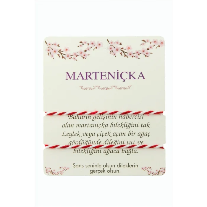 BUĞZ 2 Adet Marteniçka İp Bileklik ( Toptan marteniçka bileklik)