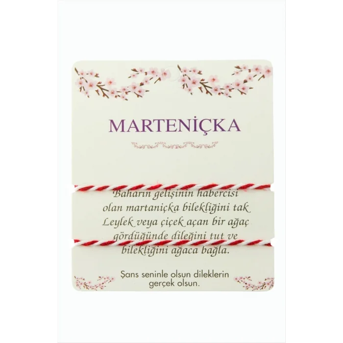BUĞZ 2 Adet Marteniçka İp Bileklik ( Toptan marteniçka bileklik)