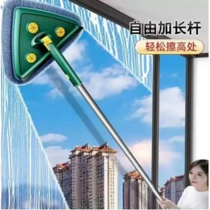 BUĞZ 2 Bezli Üçgen Çek Çekli Mop Islak Mendil Uyumlu