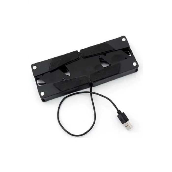 BUĞZ 2 Fanlı Notebook Soğutucu Portatif Katlanabilir Laptop Soğutucu Fan Usbli Stand Bilgisayar Fanı