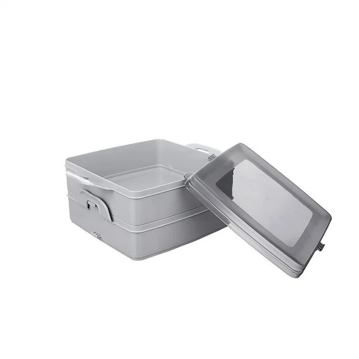 BUĞZ 2 Katlı Kapaklı Saklama Kabı- Beslenme Kabı- Sefer Tası Diyet Kabı