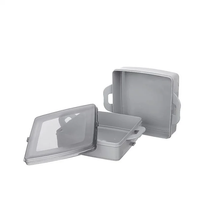 BUĞZ 2 Katlı Kapaklı Saklama Kabı- Beslenme Kabı- Sefer Tası Diyet Kabı