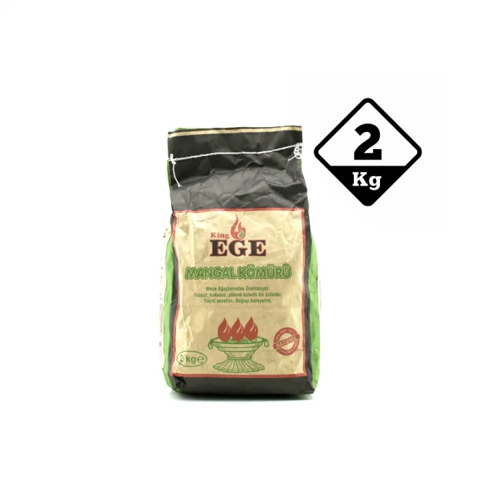 BUĞZ 2 kg Mangal Kömürü - Çıra Hediyeli - Meşe Kömürü