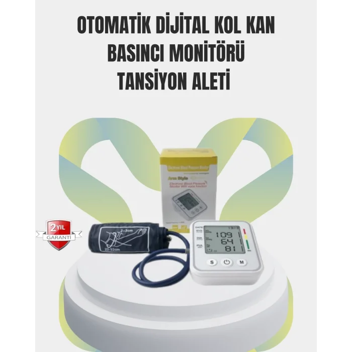 BUĞZ 2 Kullanıcı Hafızalı USB Uyumlu Tansiyon Ölçer